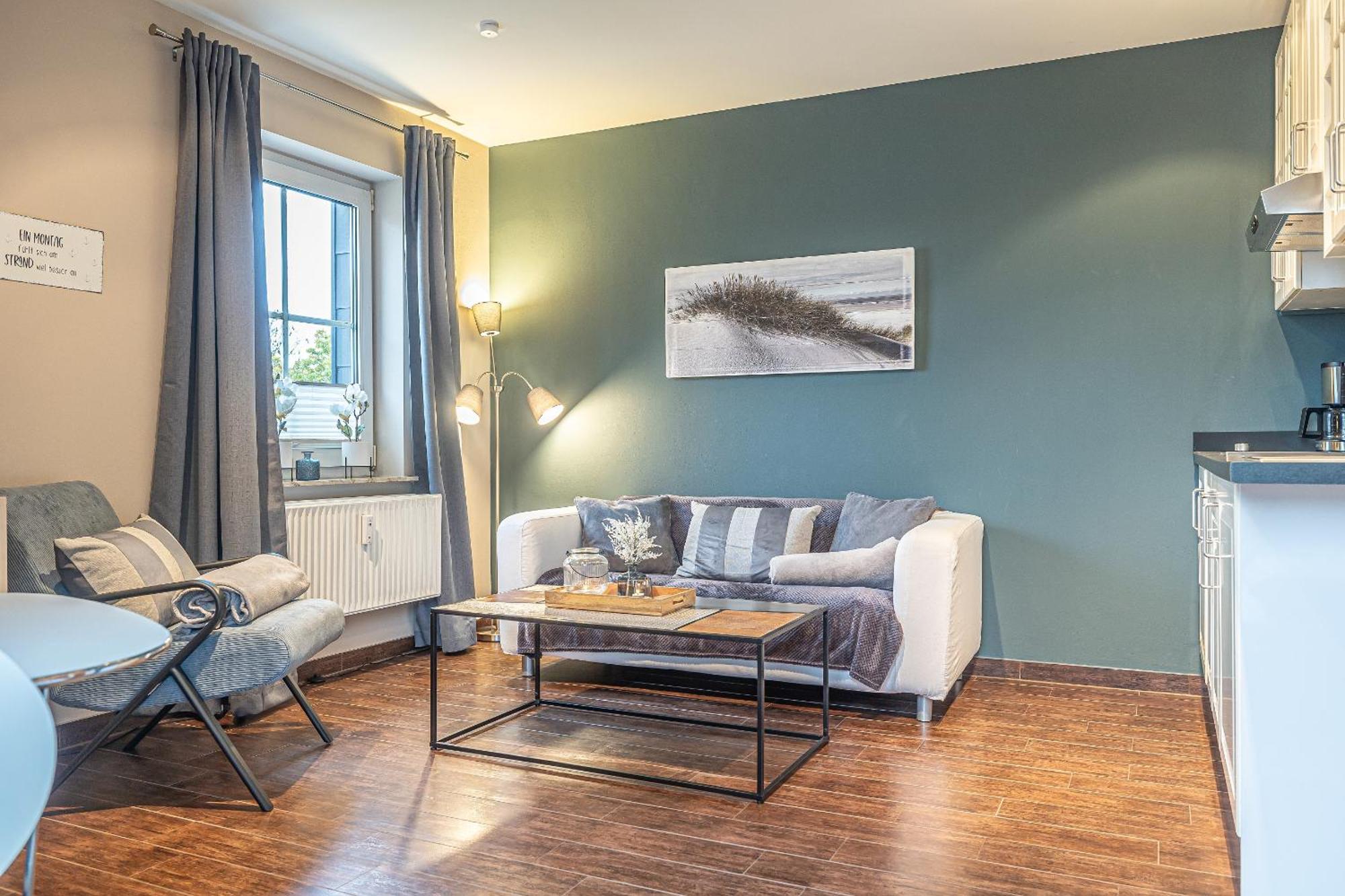 Fewo1846 Strandresidenz Wassersleben - Strandkoje - Komfortables Studioapartment Mit Meerblick Am Strand Harrislee Exteriör bild