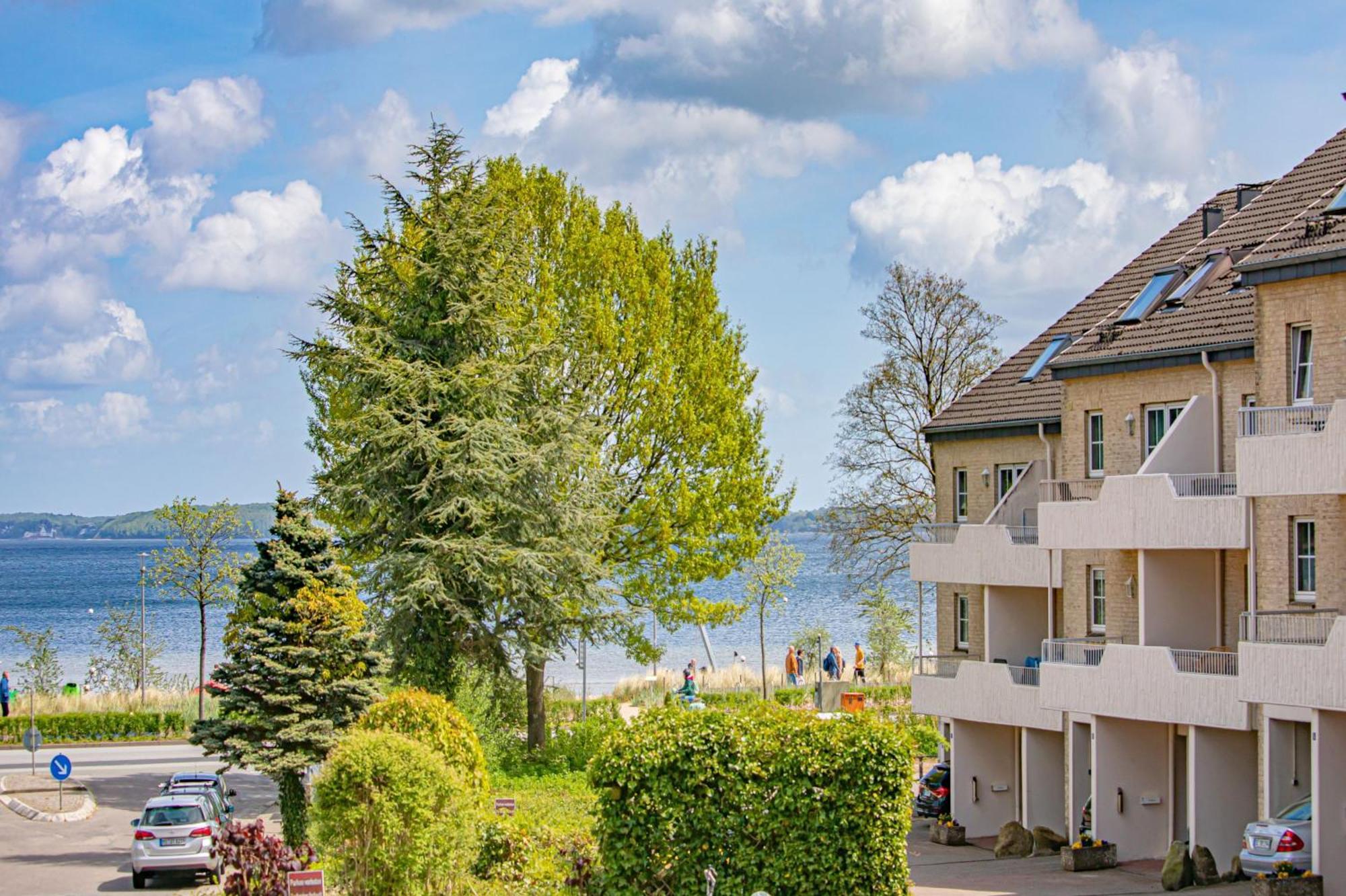 Fewo1846 Strandresidenz Wassersleben - Strandkoje - Komfortables Studioapartment Mit Meerblick Am Strand Harrislee Exteriör bild